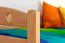 Massivholz Etagenbett für Kinder und Jugendliche | Matratzenmaß: 90 x 200 cm | Natur Lackiert | umbaubar in 2 Einzelbetten | Premium-Qualität | inkl. Rollroste Abbildung