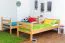 Massivholz Etagenbett für Kinder und Jugendliche | Matratzenmaß: 90 x 200 cm | Natur Lackiert | umbaubar in 2 Einzelbetten | Premium-Qualität | inkl. Rollroste Abbildung