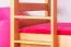Massivholz Etagenbett inkl. Rollbett/Ausziehbett/Stauraum für Kinder und Jugendliche | Matratzenmaß: 90 x 200 cm | Natur Lackiert | umbaubar in 2 Einzelbetten | mit Rollbett | inkl. Rollroste Abbildung