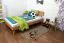 Bett Eiche 120 x 200 cm geölt Abbildung