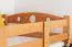 Massivholz Etagenbett für Kinder und Jugendliche | Matratzenmaß: 90 x 200 cm | Natur Lackiert | umbaubar in 2 Einzelbetten | Premium-Qualität | inkl. Rollroste Abbildung