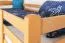 Massivholz Stockbett für Kinder und Jugendliche | Matratzenmaß: 90 x 200 cm | Natur Lackiert | umbaubar in 2 Einzelbetten | Premium-Qualität | inkl. Rollroste Abbildung
