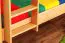Massivholz Etagenbett für Kinder und Jugendliche | Matratzenmaß: 90 x 200 cm | Natur Lackiert | umbaubar in 2 Einzelbetten | Premium-Qualität | inkl. Rollroste Abbildung