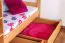 Funktions-Stockbett 90 x 200 cm mit 2 Schubladen als Stauraum | Massivholz: Buche | Natur Lackiert | umbaubar in zwei Einzelbetten | Premium-Qualität | inkl. Rollroste Abbildung