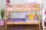 Jugendetagenbett 90 x 200 cm | Massivholz: Buche | Natur Lackiert | umbaubar in 2 Einzelbetten | Premium-Qualität | inkl. Rollroste Abbildung