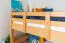 Kinderetagenbett 120 x 190 cm | Massivholz: Buche | Natur Lackiert | umbaubar in 2 Einzelbetten | Premium-Qualität | inkl. Rollroste Abbildung