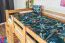 Jugendhochbett 120 x 190 cm | Massivholz: Buche | Natur Lackiert | umbaubar in Einzelbett | Premium-Qualität | inkl. Rollrost Abbildung