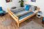 Breites Jugendhochbett 160 x 190 cm | Massivholz: Buche | Natur Lackiert | umbaubar in Einzelbett | Premium-Qualität | inkl. Rollrost Abbildung