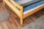 Breites Jugendhochbett 160 x 190 cm | Massivholz: Buche | Natur Lackiert | umbaubar in Einzelbett | Premium-Qualität | inkl. Rollrost Abbildung