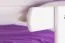 Jugendetagenbett inkl. Stauraum (2 Schubkästen) | 90 x 200 cm | Massivholz: Buche | Weiß Lackiert | umbaubar in 2 Einzelbetten | Premium-Qualität | inkl. Rollroste Abbildung
