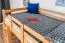 Kinder-Hochbett 120 x 190 cm (umbaubar) | Massivholz: Buche | Natur Lackiert | umbaubar in Einzelbett | Premium-Qualität | inkl. Rollrost Abbildung