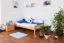 Bettrahmen für Kinder / Kinderbett 90 x 200 cm | Massivholz: Buche | Natur Lackiert | besonders hohe Qualität Abbildung