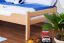 Bettrahmen für Kinder / Kinderbett 90 x 200 cm | Massivholz: Buche | Natur Lackiert | besonders hohe Qualität Abbildung