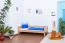 Kinderbett 90 x 200 cm | Massivholz: Buche | Natur Unbehandelt Abbildung
