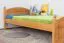 Kinderbett 100 x 200 cm | Massivholz: Kiefer | Erle Lackiert Abbildung