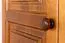 162 cm breiter Kleiderschrank mit 4 Türen, 8 Fächern und 3 Schubladen aus Massiv-Holz | Farbe: Eiche Rustikal | Tiefe: 60 cm Abbildung