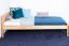 Kinderbett 90 x 200 cm | Massivholz: Buche | Natur Lackiert Abbildung