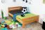 Kinderbett 120 x 200 cm | Massivholz: Buche | Natur Lackiert Abbildung