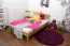 Bett 120 x 200 cm Eiche geölt Abbildung