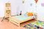 Kinderbett 120 x 200 cm | Massivholz: Kiefer | Natur Lackiert Abbildung