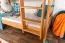 Etagenbett für Kinder 90 x 190 cm | Massivholz: Buche | Natur Lackiert | umbaubar in 2 Einzelbetten | inkl. Rollroste Abbildung