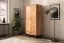 97 cm breiter Kleiderschrank mit 2 Türen | Farbe: Natur Abbildung