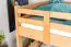 Stockbett für Kinderzimmer 140 x 190 cm | Massivholz: Buche | Natur Lackiert | umbaubar in 2 Einzelbetten | inkl. Rollroste Abbildung