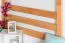 Hochbett für Kinder 120 x 200 cm | Massivholz: Buche | Natur Lackiert | umbaubar in Einzelbett | Premium-Qualität | inkl. Rollrost Abbildung