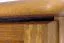 Schmaler Kleiderschrank | 2 Drehtüren | 4 Fächer | mit Kleiderstange | 80 cm breit | Massivholz | Farbe: Eiche Abbildung