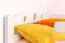 Etagenbett für Kinder 90 x 200 cm | Massivholz: Buche | Weiß Lackiert | umbaubar in 2 Einzelbetten | inkl. Rollroste Abbildung