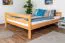 Hochbett für Kinder 160 x 200 cm | Massivholz: Buche | Natur Lackiert | umbaubar in Einzelbett | Premium-Qualität | inkl. Rollrost Abbildung