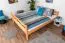 Hochbett für Kinder 160 x 200 cm | Massivholz: Buche | Natur Lackiert | umbaubar in Einzelbett | Premium-Qualität | inkl. Rollrost Abbildung