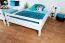Weißes Doppelbett-Etagenbett 160 x 200 cm | Massivholz: Buche | umbaubar in zwei Doppelbetten bzw. große Einzelbetten | inkl. Rollroste Abbildung
