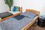 Etagenbett für Kinder 90 x 190 cm | Massivholz: Buche | Natur Lackiert | umbaubar in 2 Einzelbetten | inkl. Rollroste Abbildung