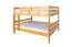 Großes Etagenbett 160 x 200 cm | Massivholz: Buche | Natur Lackiert | umbaubar in zwei große Einzel- bzw. Doppelbetten | Premium-Qualität | inkl. Rollroste Abbildung
