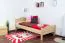 Kinderbett 90 x 200 cm | Massivholz: Buche | Natur Lackiert Abbildung