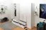Kleiderschrank | 6 Drehtüren | 4 Schubladen | 8 Fächer | mit 4 Kleiderstangen | 277 cm breit | Farbe: Weiß Abbildung