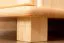 Schmaler Kleiderschrank | 2 Drehtüren | 1 Fach | mit Kleiderstange | 80 cm breit | Massivholz | Farbe: Natur Abbildung
