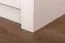Kleiderschrank | 4 Drehtüren | Keine Schublade | 10 Fächer | mit Kleiderstange | 171 cm breit | Farbe: Weiß Abbildung