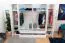 Kleiderschrank | 6 Drehtüren | 4 Schubladen | 8 Fächer | mit 4 Kleiderstangen | 277 cm breit | Farbe: Weiß Abbildung
