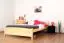 Kinderbett 140 x 200 cm | Massivholz: Kiefer | Natur Lackiert Abbildung