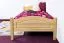 Kinderbett 100 x 200 cm | Massivholz: Buche | Natur Lackiert Abbildung