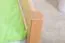 Kinderbett 90 x 200 cm | Massivholz: Buche | Natur Unbehandelt Abbildung