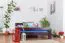 Holzbett 160 x 200 cm Buche massiv Schokobraun Abbildung