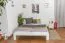 Weißes Kiefer Bett 180 x 200 cm Weiß Abbildung