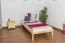 Kiefer Bett 90 x 200 cm Natur Abbildung