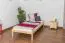 Holzbett Bettgestell Kiefer 90 x 200 cm Natur Abbildung