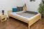 Holzbett 180 x 200 cm Kiefer massiv Natur Abbildung