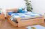 Buche Holzbett Bettgestell 160 x 200 cm Natur Abbildung