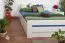 Schubladenbett 160 x 200 cm Buche massiv Weiß Abbildung